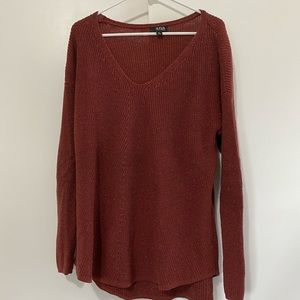 Shimmery Long Knit Sweater